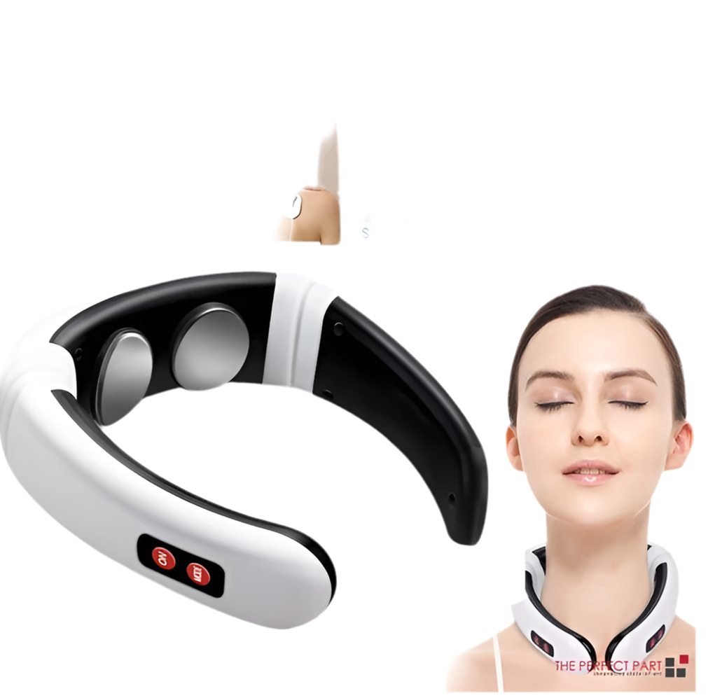 Electric Cervical Pulse Neck Massager Muscle Relax Massage Magnetic Therapy US