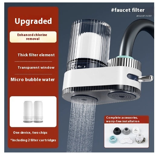 Installation-free Faucet Water Purifier Purification Direct Drink Front Filter Household One Machine Two