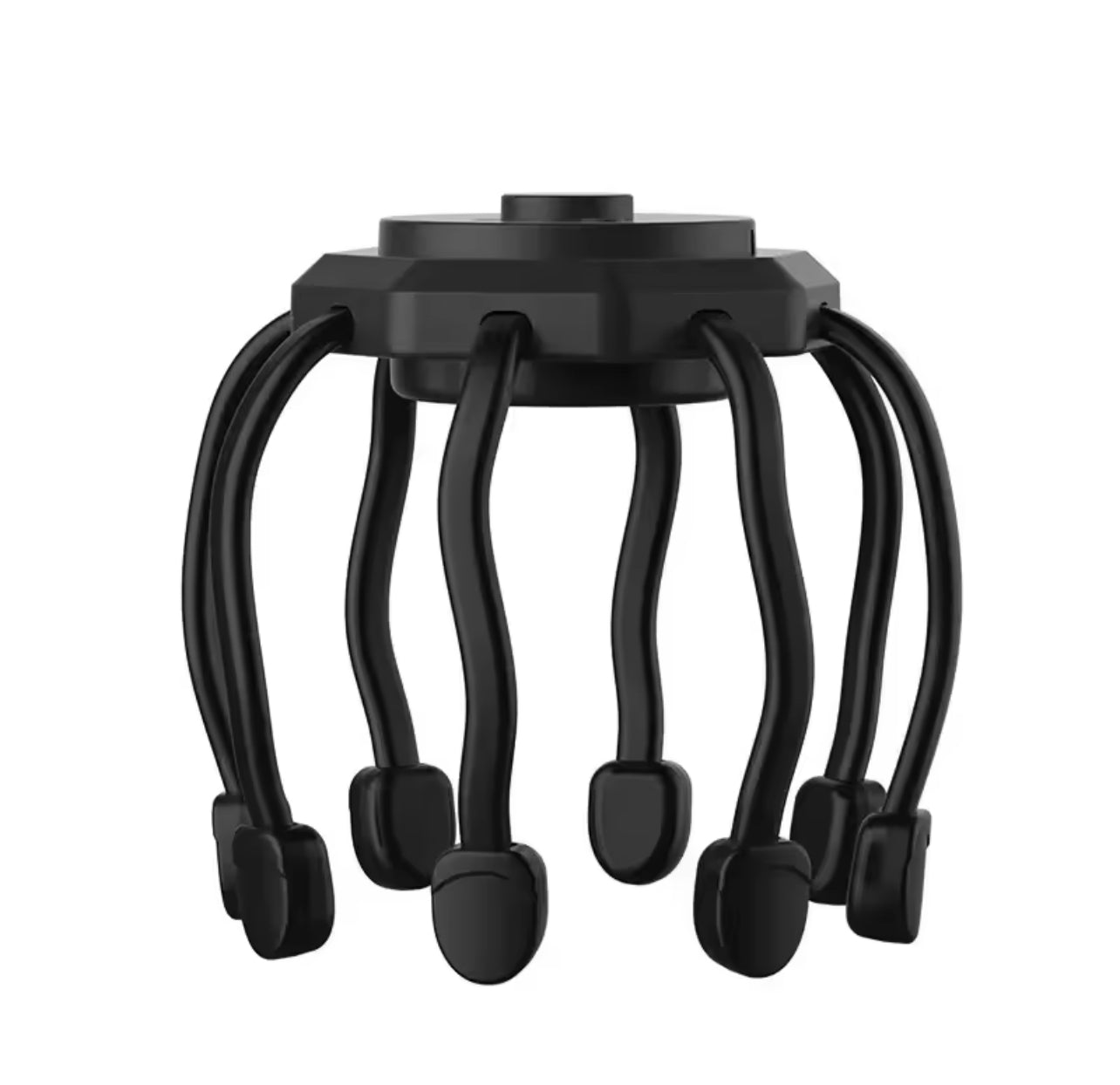 Elektrischer Kopfmassagegerät – Octopus Scalp Massager mit 20 Kontaktpunkten & 5 Modi, Rotlicht-Therapie, Entspannung & Stressabbau