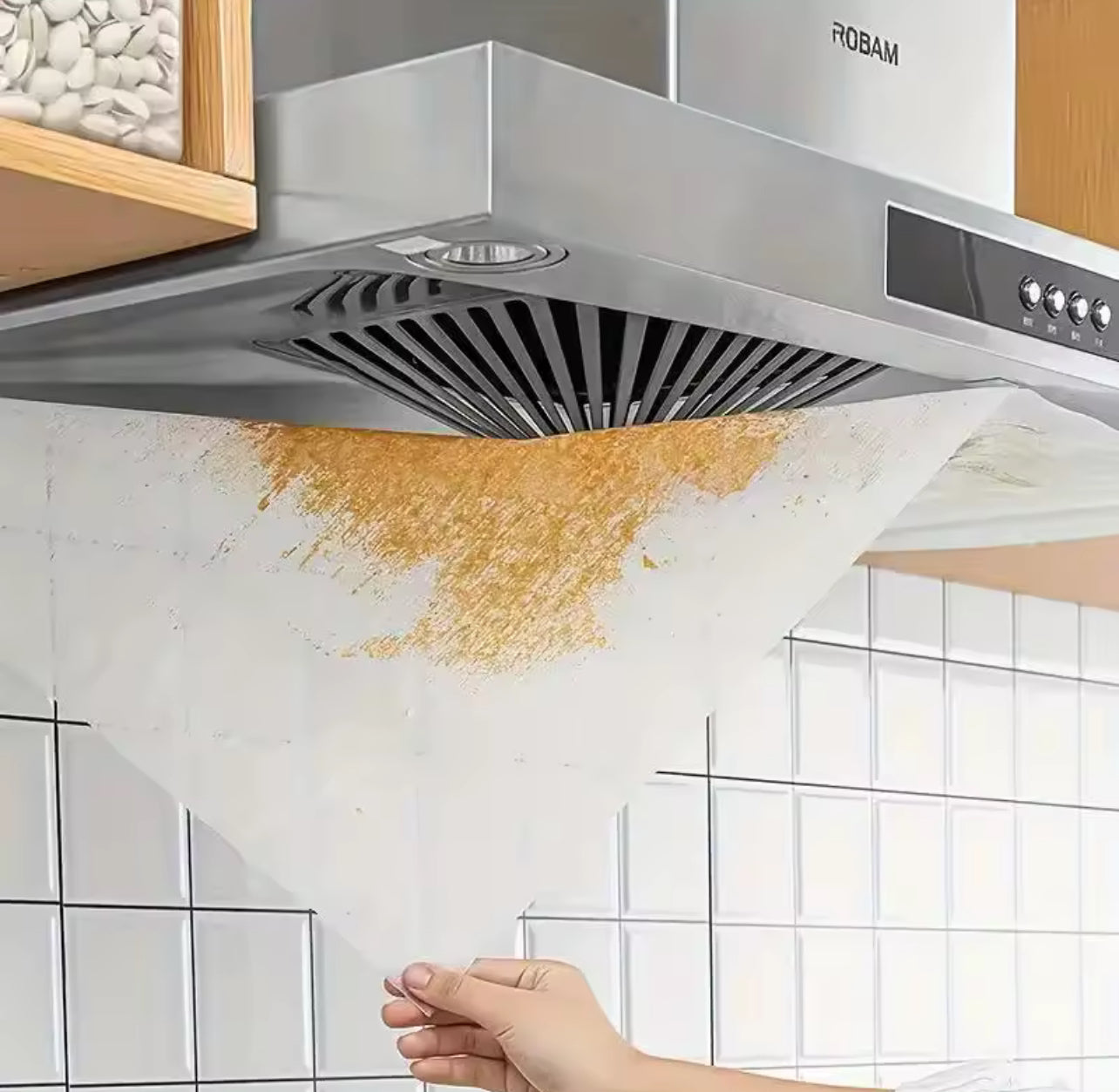 12-Pack Heavy-Duty Oil-Absorbing Mesh Range Hood Filters – Easy Install Universal Kitchen Vent Cover