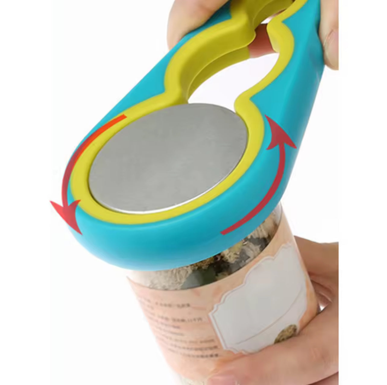 4-in-1 Magic Jar & Bottle Opener - Effortless Kitchen Gadget for Jars, Cans, Bottles & More! 🌟