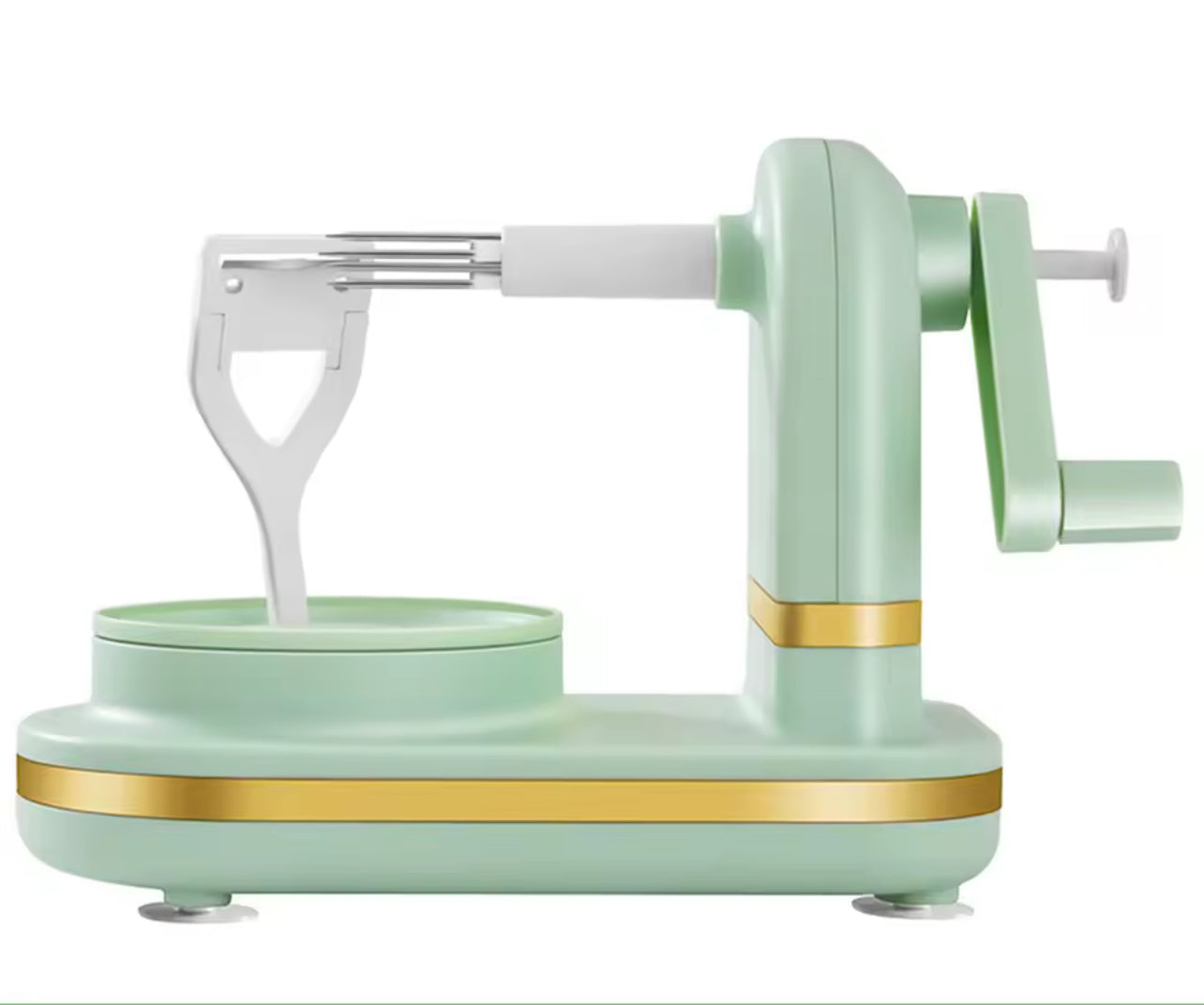 Hand-Crank Apple Peeler & Slicer – Peel, Core & Slice in Secs!