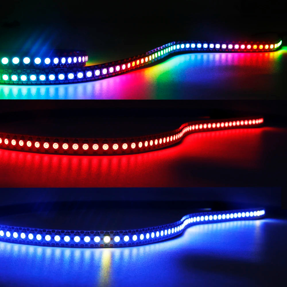 DC5V WS2812B Led Strip light 30/60/74/96/144leds/m Individually Addressable Smart 5050RGB WS2812 Pixels Led Light IP30/65/67