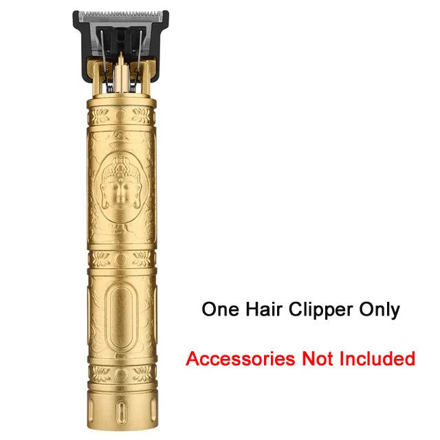 T9 Vintage Electric Shaver Barber Cordless Hair Cutting Machine USB Charging Hair Trimmer Portable Hair Clipper Suitable For Men