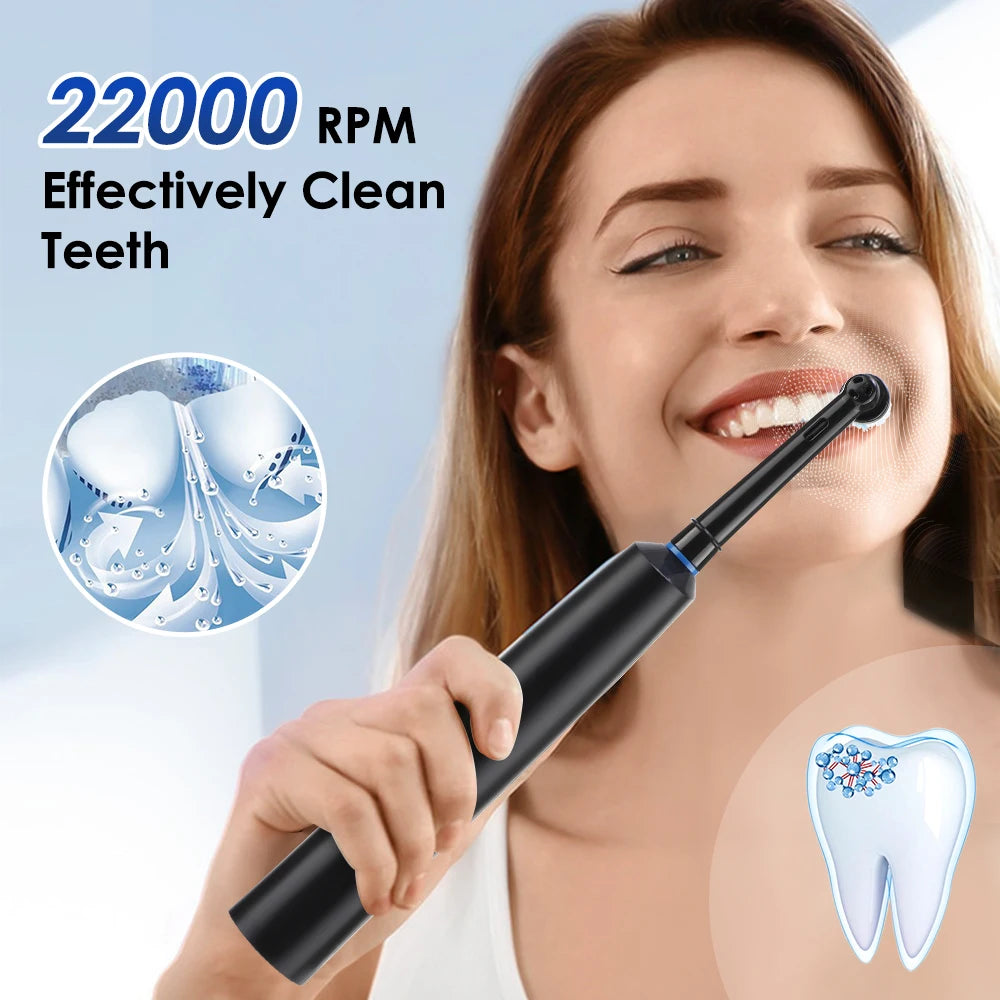 Rechargeable Rotary Electric Toothbrush 5 Modes Sonic Tooth Brush For Adults Rotating Toothbrushes Plaque Remover Teeth Cleaner
