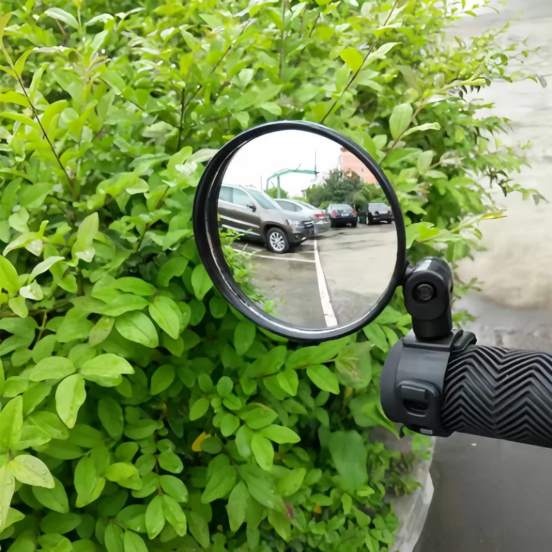 Universal Bicycle Rearview Mirror 360°Adjustable Rotate Convex Wide Angle Cycling Handlebar Rear View Mirrors