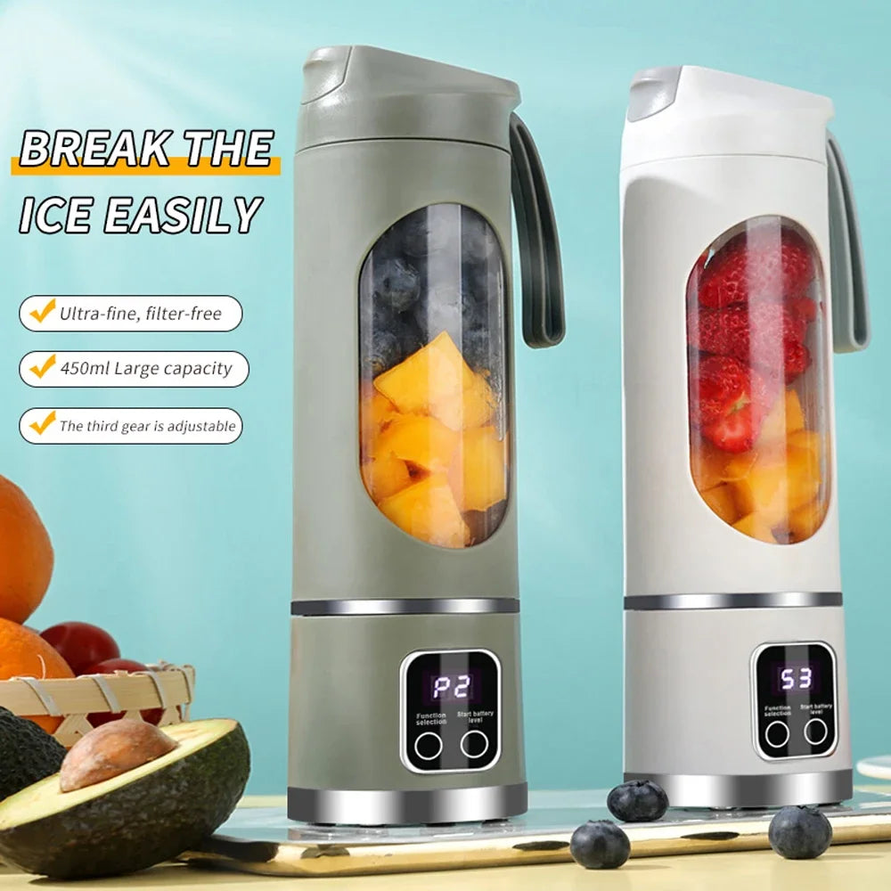 Mini Portable Electric Juicer Blender Fruit Mixers Fruit Extractors Multifunction Juice Maker Machine Blender Smoothies Mixer