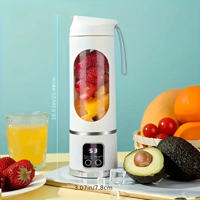 Compact Portable USB-Rechargeable Blender & Juicer 10.14oz Easy Clean for Smoothies Shakes Fresh Fruit Drinks