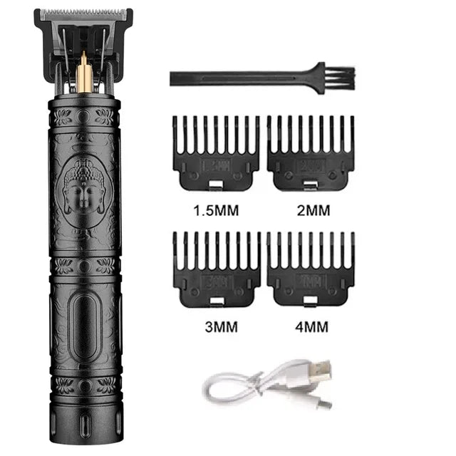 T9 Vintage Electric Shaver Barber Cordless Hair Cutting Machine USB Charging Hair Trimmer Portable Hair Clipper Suitable For Men