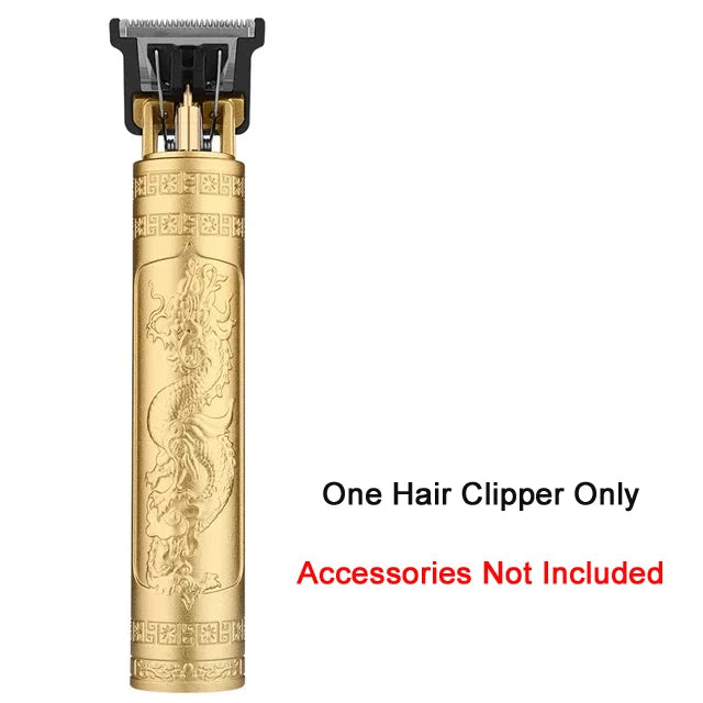 T9 Vintage Electric Shaver Barber Cordless Hair Cutting Machine USB Charging Hair Trimmer Portable Hair Clipper Suitable For Men