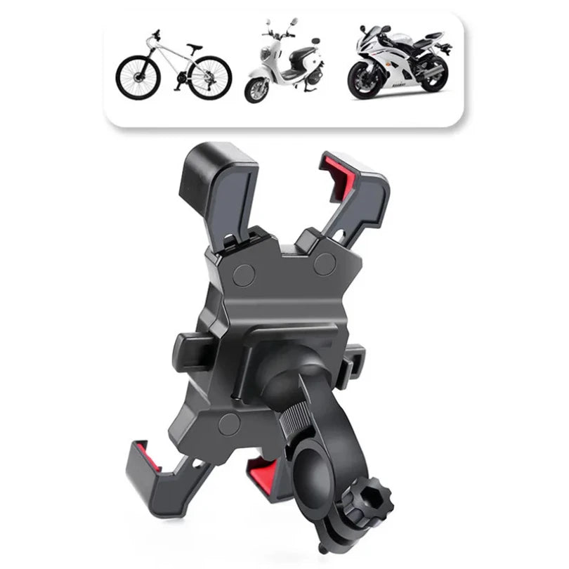 Bicycle Phone Holder Bike Accessories Motorcycle Adjustable Stand 360° Rotatable GPS Clip Cycling MTB Accesories Bikes Sports