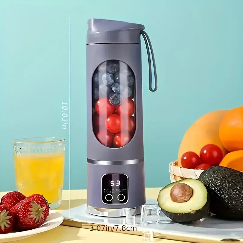 Compact Portable USB-Rechargeable Blender & Juicer 10.14oz Easy Clean for Smoothies Shakes Fresh Fruit Drinks