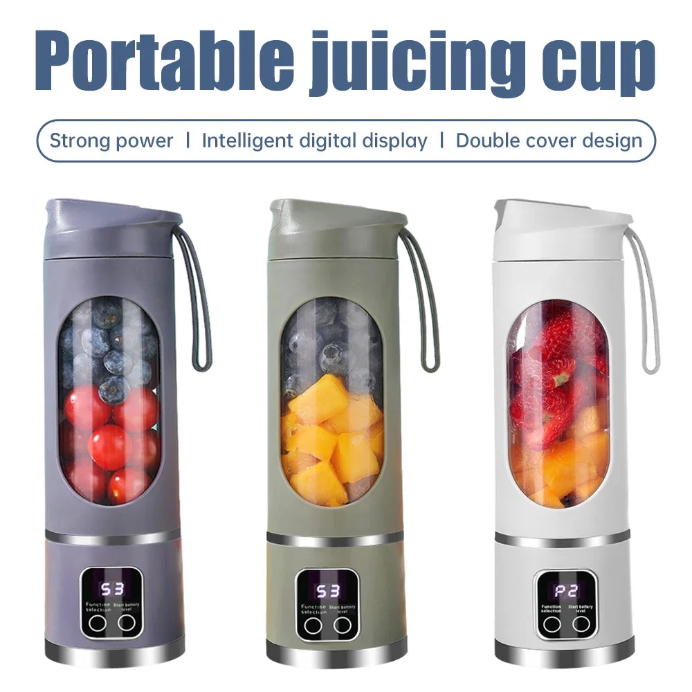 Mini Portable Electric Juicer Blender Fruit Mixers Fruit Extractors Multifunction Juice Maker Machine Blender Smoothies Mixer