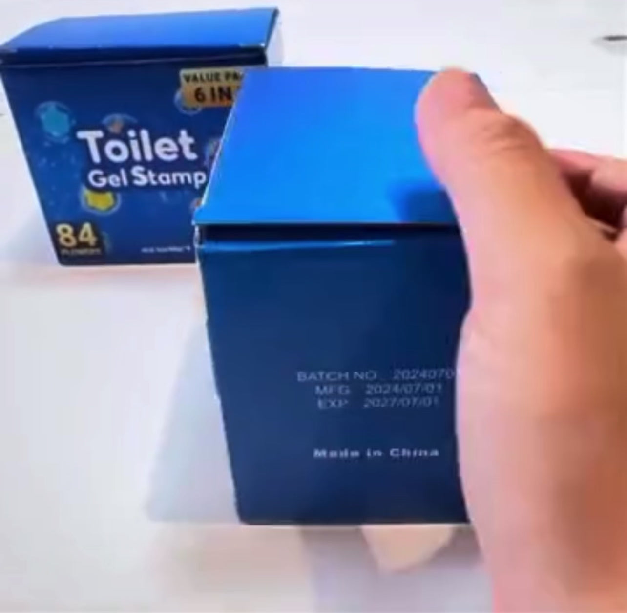 Toilet Gel Stamp – WC-Reiniger Gel Stempel (6-in-1 Großpackung
